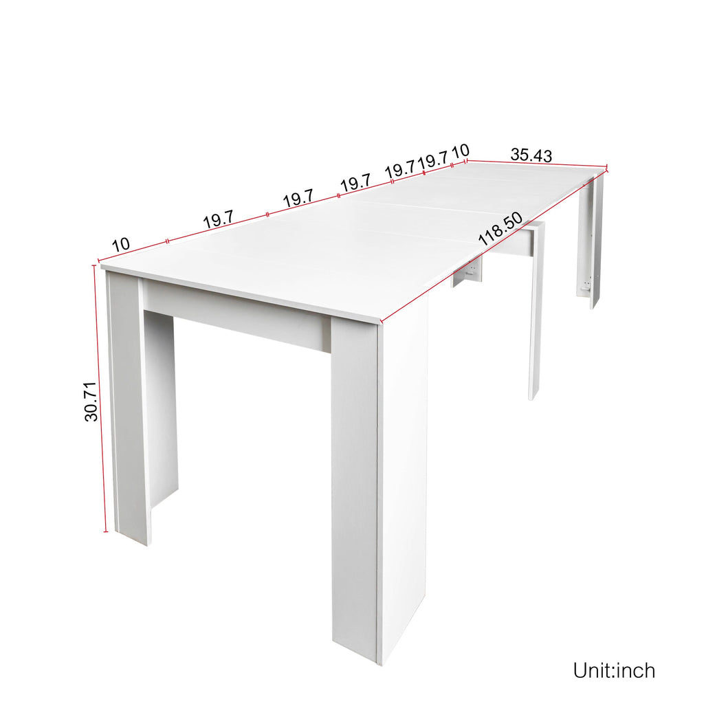 Multifunctional Extendable Console Table