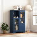 MDF Painted Cabinet with Glass Doors