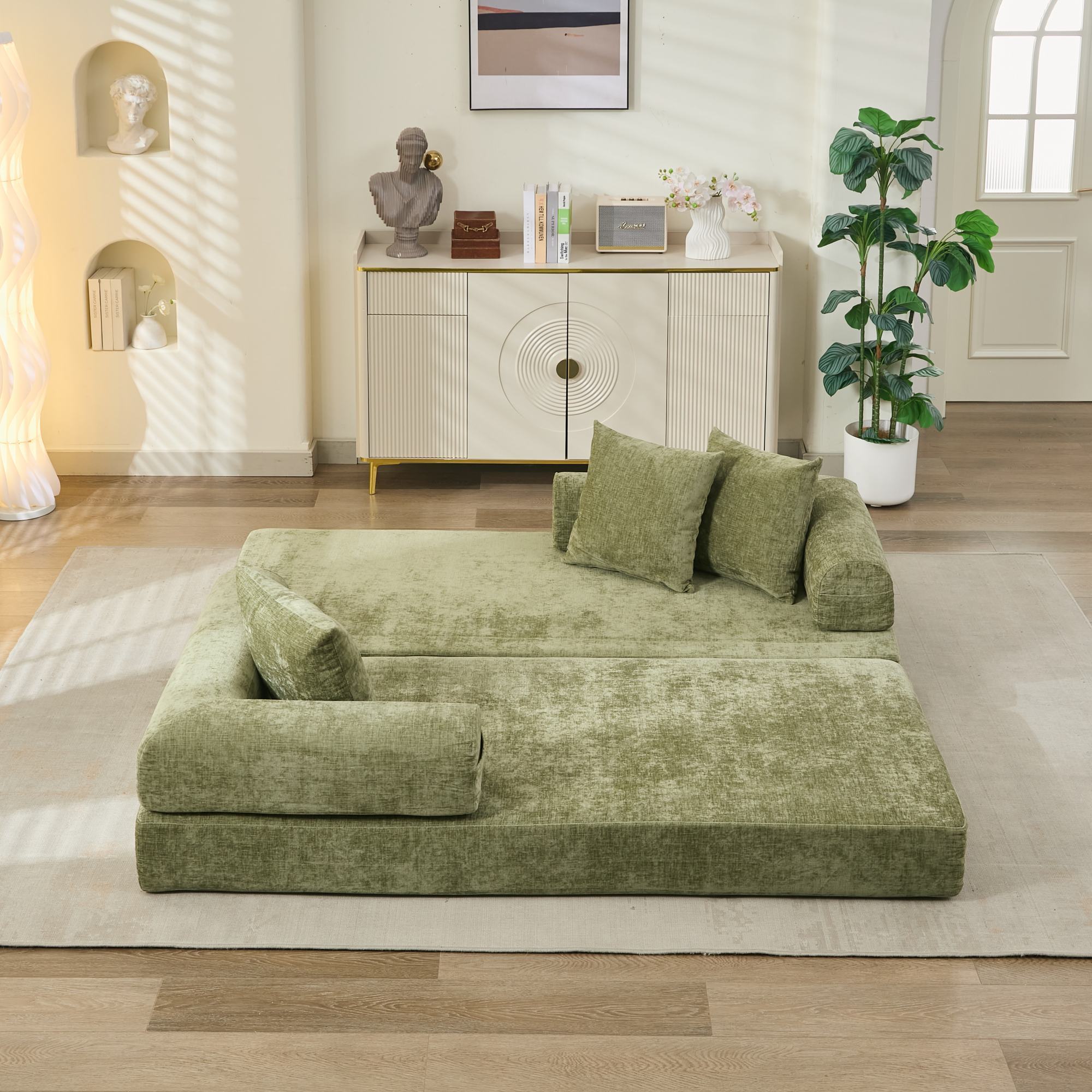 Comfy Convertible Folding Mattress Sofa Bed