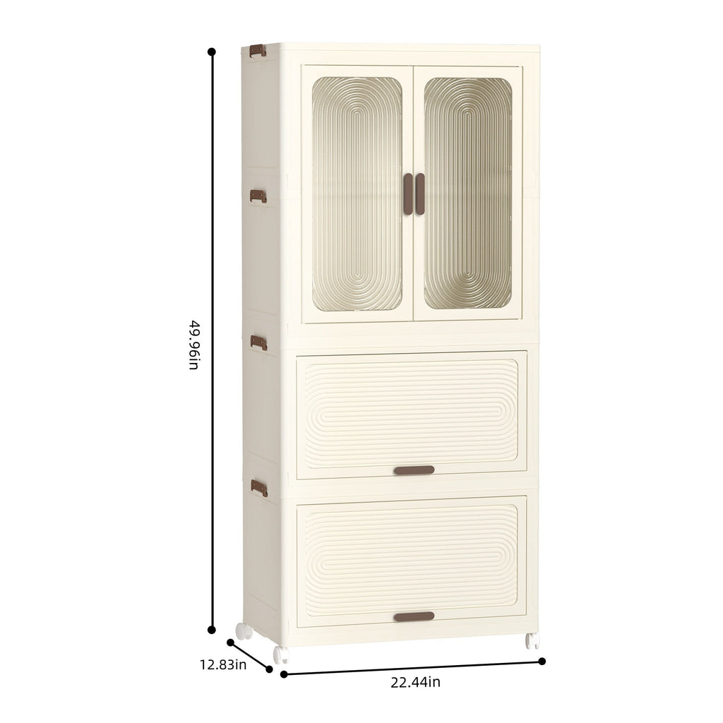 Portable Wardrobe Closet Storage Organizer