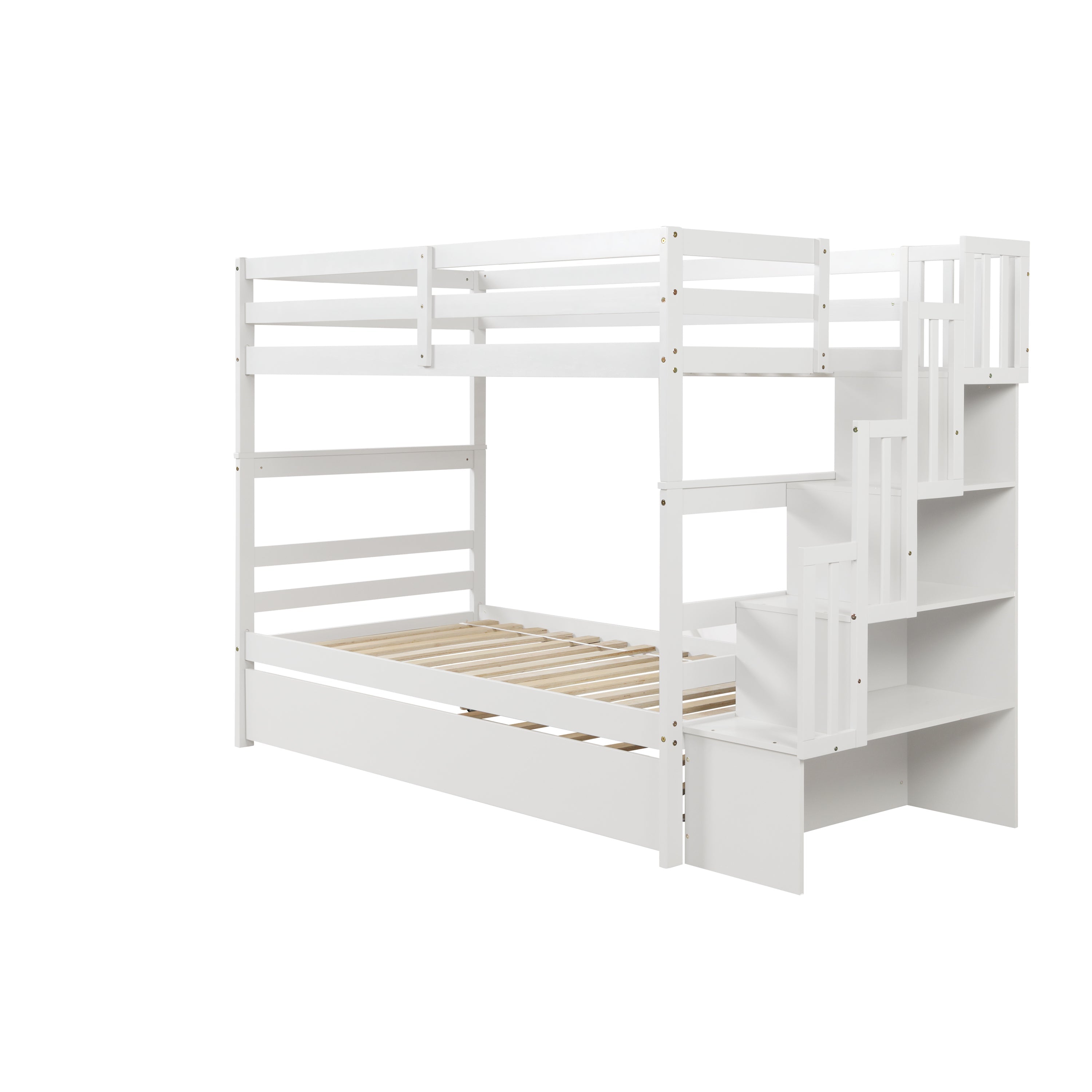 Twin over Twin Bunk Beds with Twin Trundle