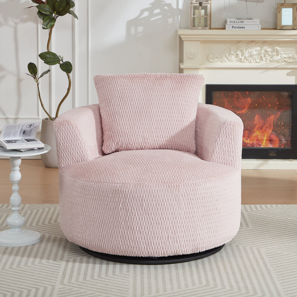 360° Swivel Compressible Accent Chair
