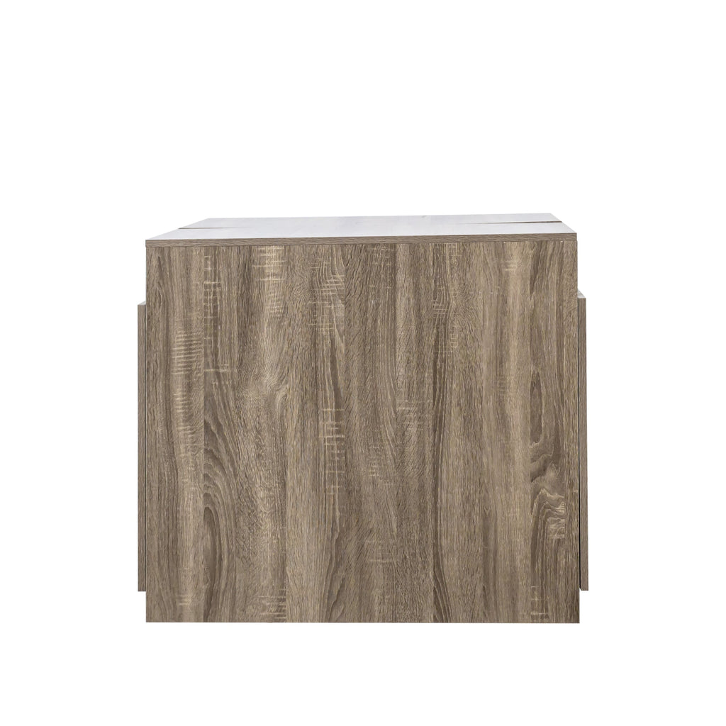 Modern Multifunctional Extendable Dining Table with Outlet