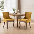 Ultra Side Thickened Fabric Dining Chair (Set of 2)
