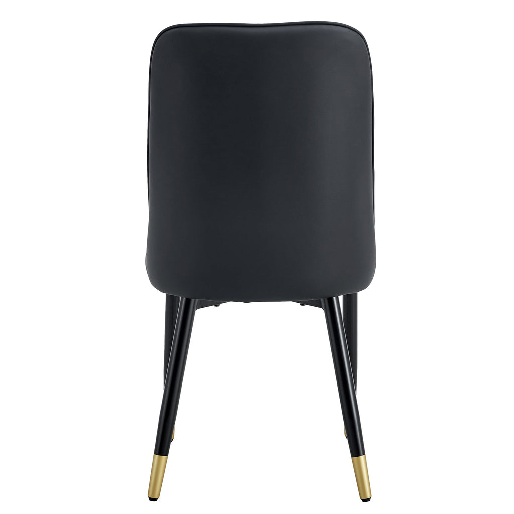 Modern PU Artificial Leather Dining Chairs (Set of 4)
