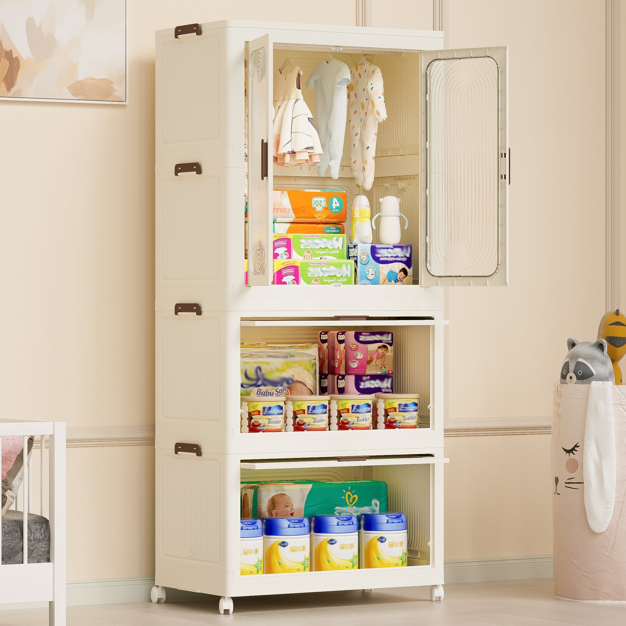 Portable Wardrobe Closet Storage Organizer