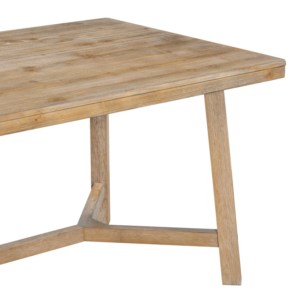 6 Pieces Retro Farmhouse Style Dining Set