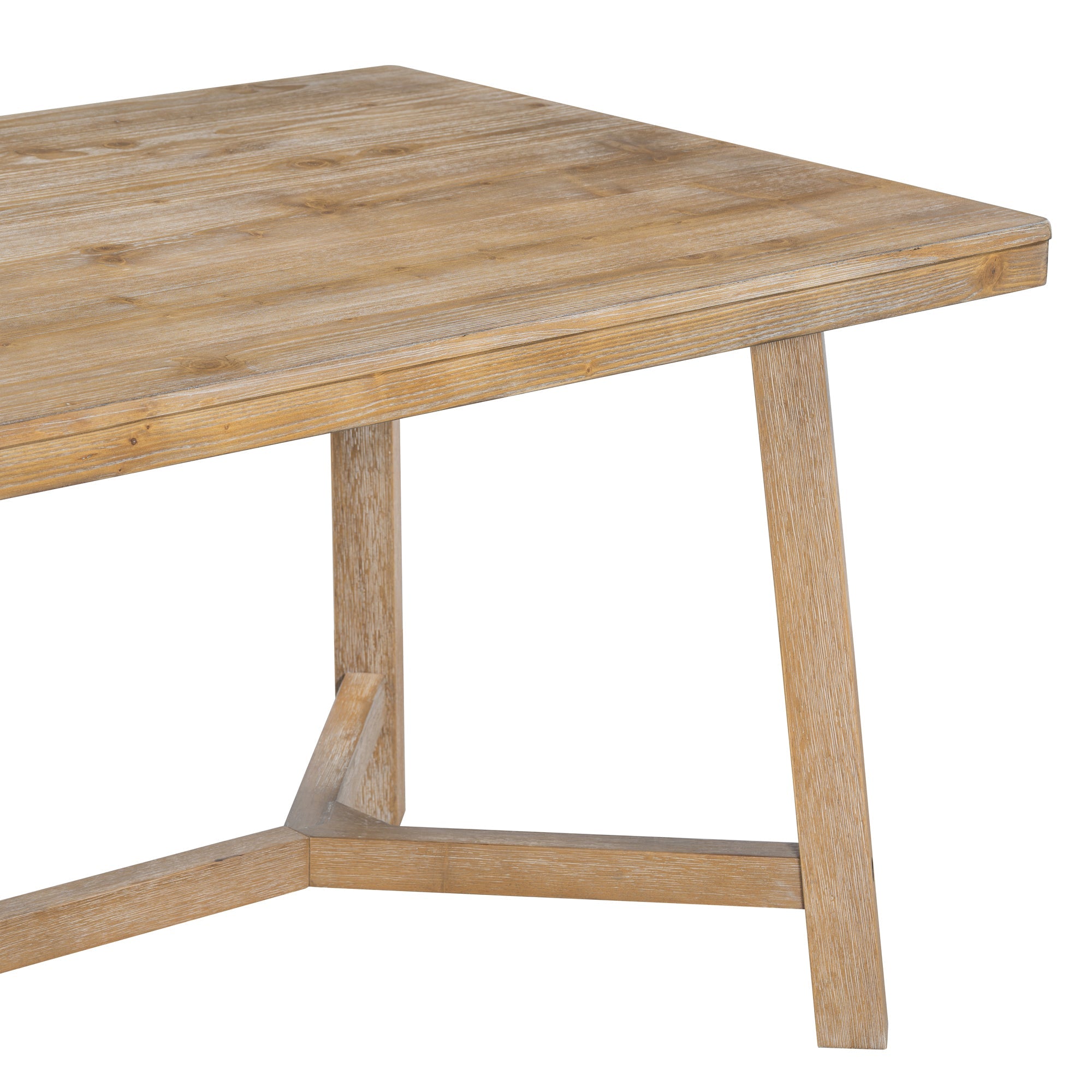 6 Pieces Retro Farmhouse Style Dining Set