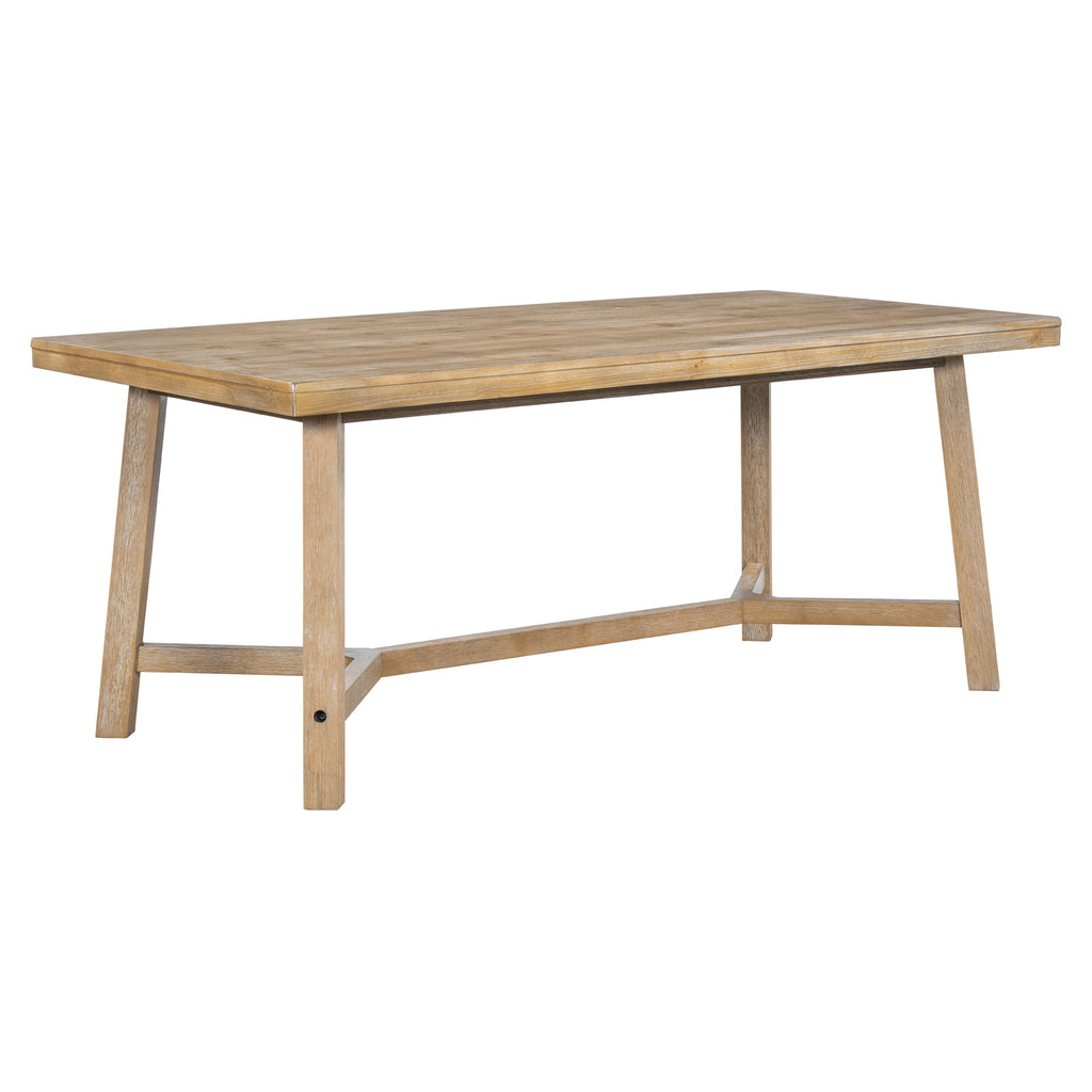 6 Pieces Retro Farmhouse Style Dining Set