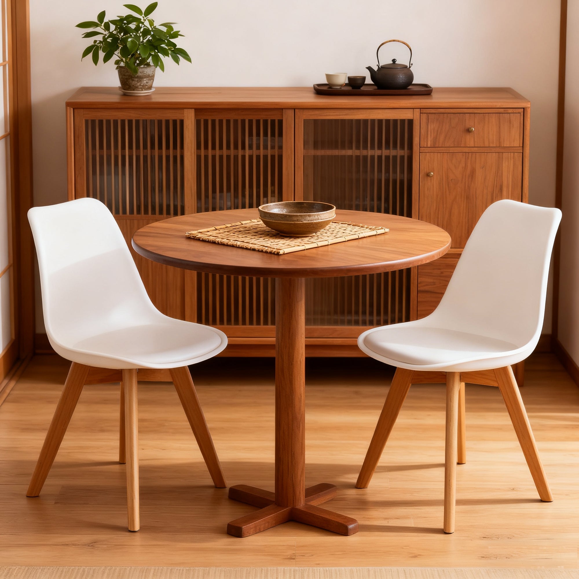 Medieval Modern Style Dining Chairs (Set of Four)