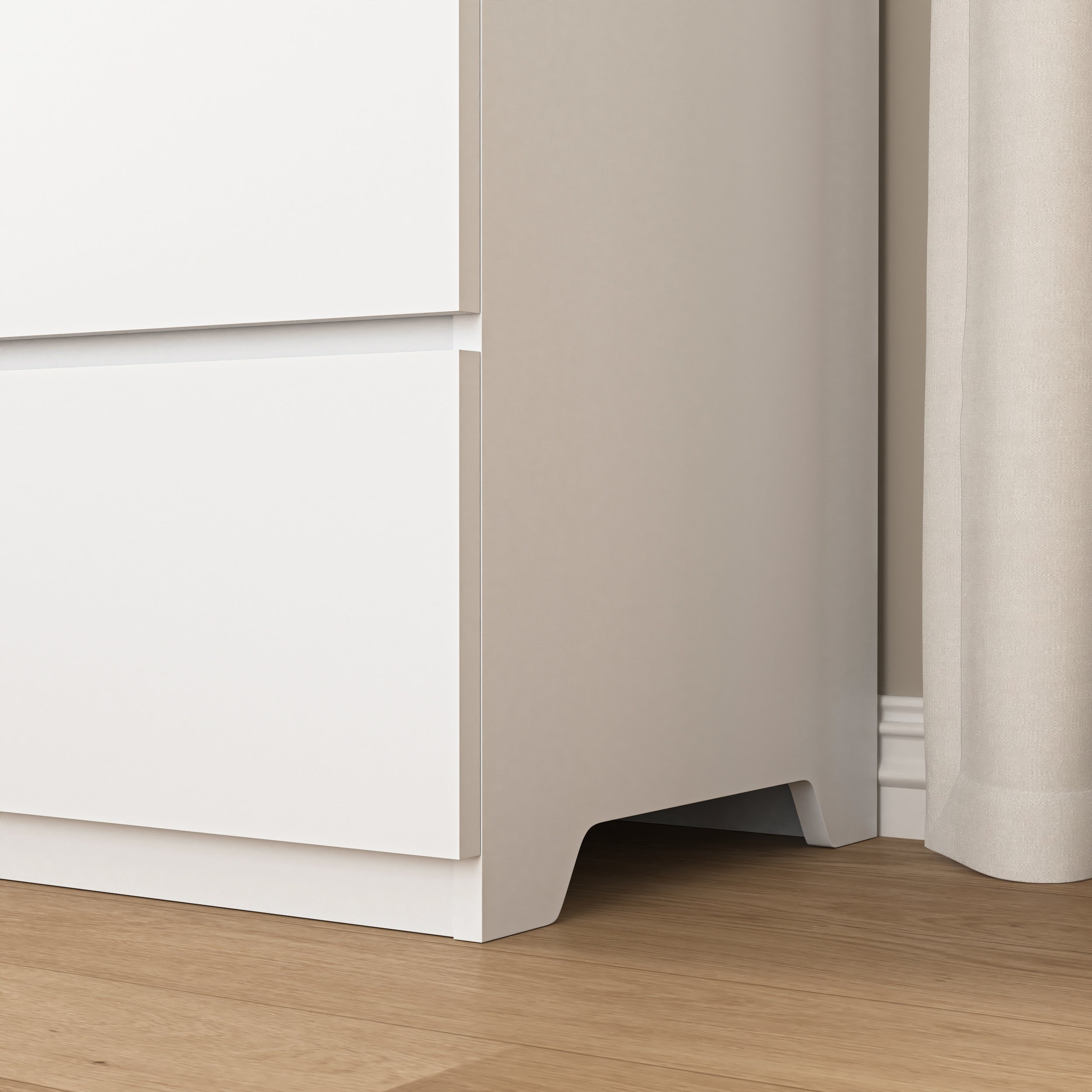 White 9 Drawer Cabinet for Bedroom