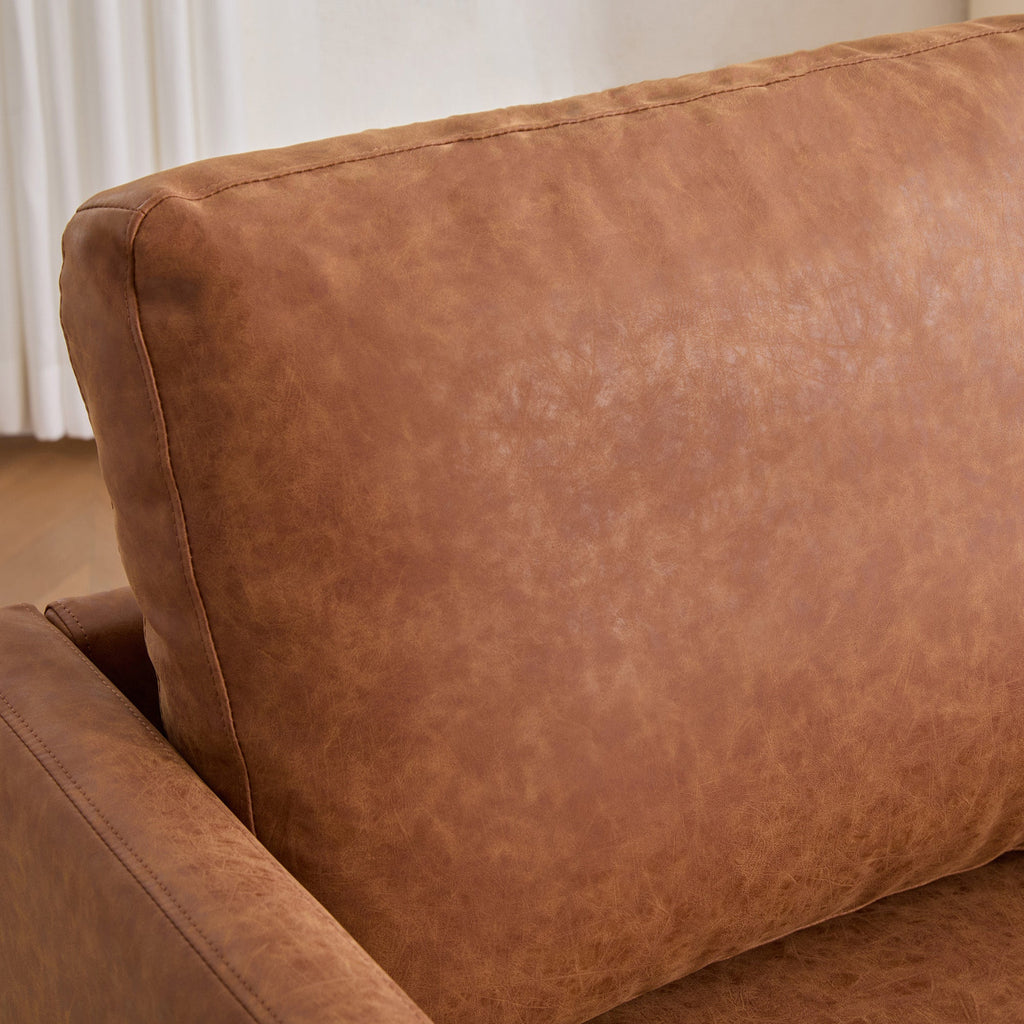 Modern Square Chenille Upholstered Swivel Accent Chair