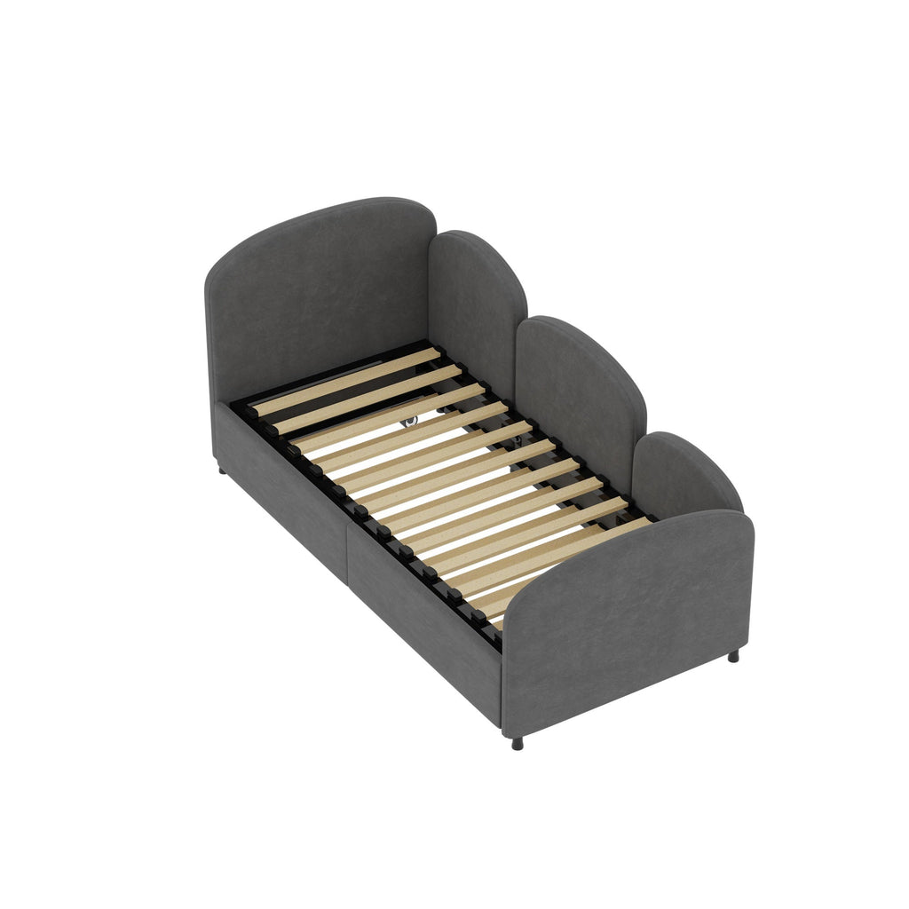 Modern Twin Size Velvet Upholstered Daybed