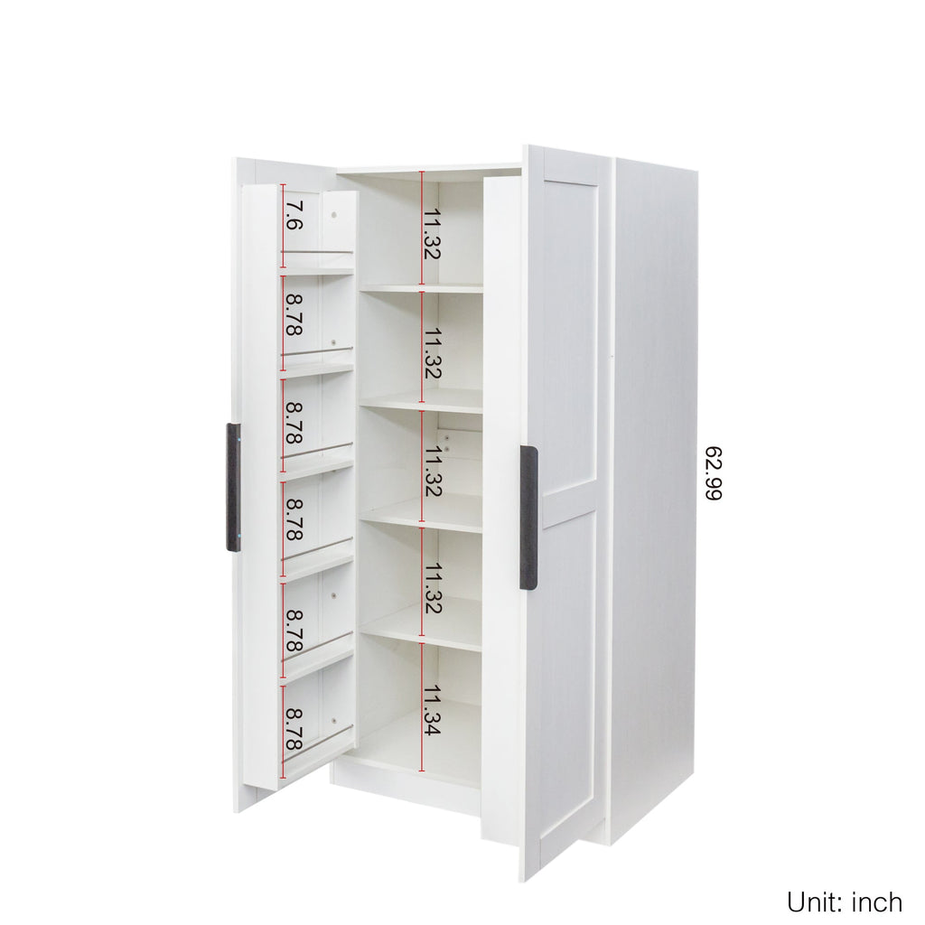62.99in Pantry Cabinet for Living Room and Dinning Room
