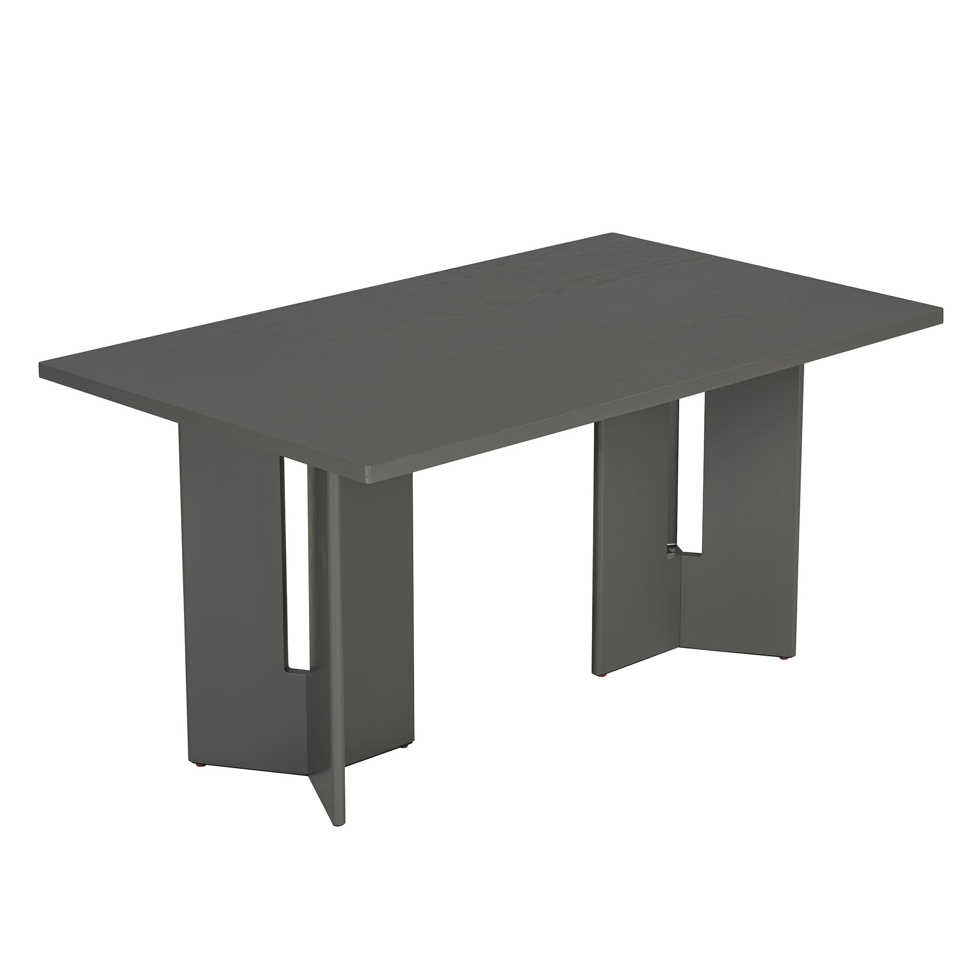 Farmhouse Dining Table Set with 6 Upholstered Chairs