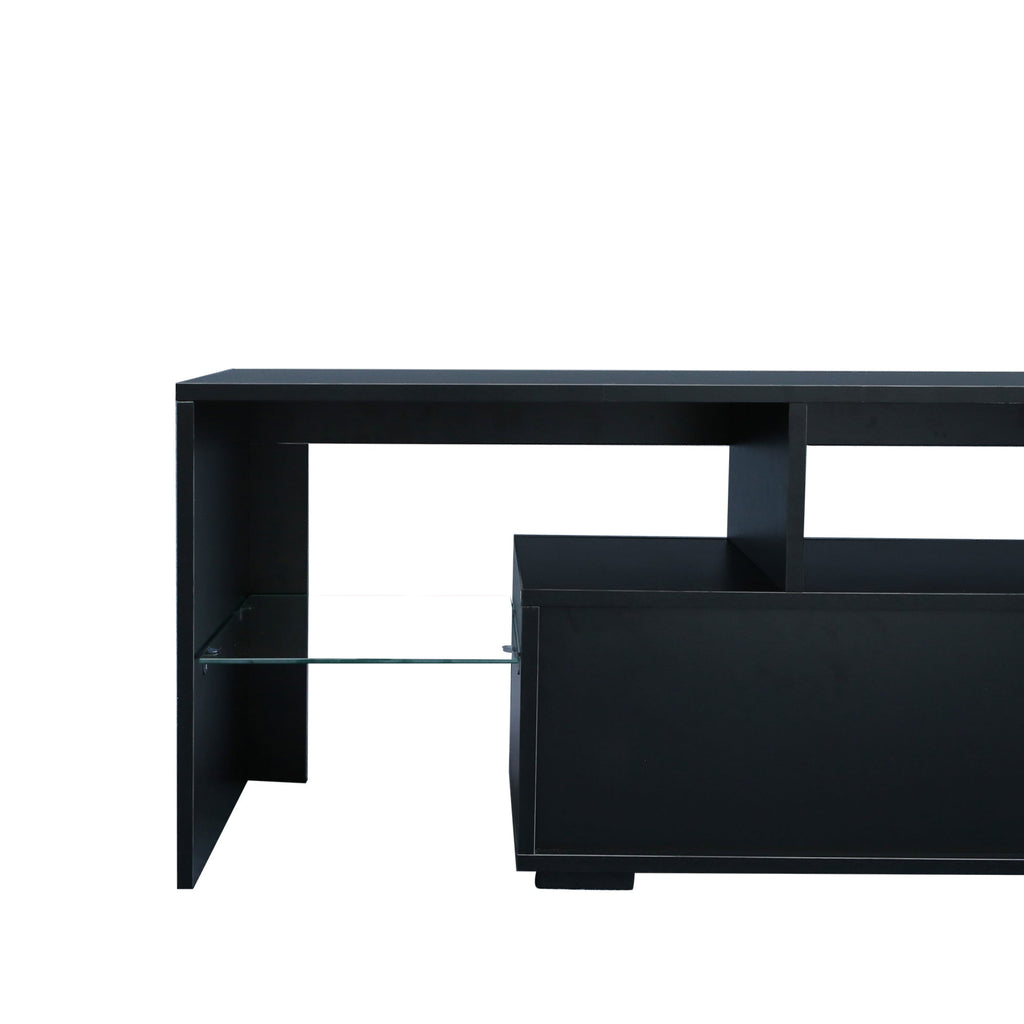 Modern Remote Control 20 Colors LED Lights TV Stand