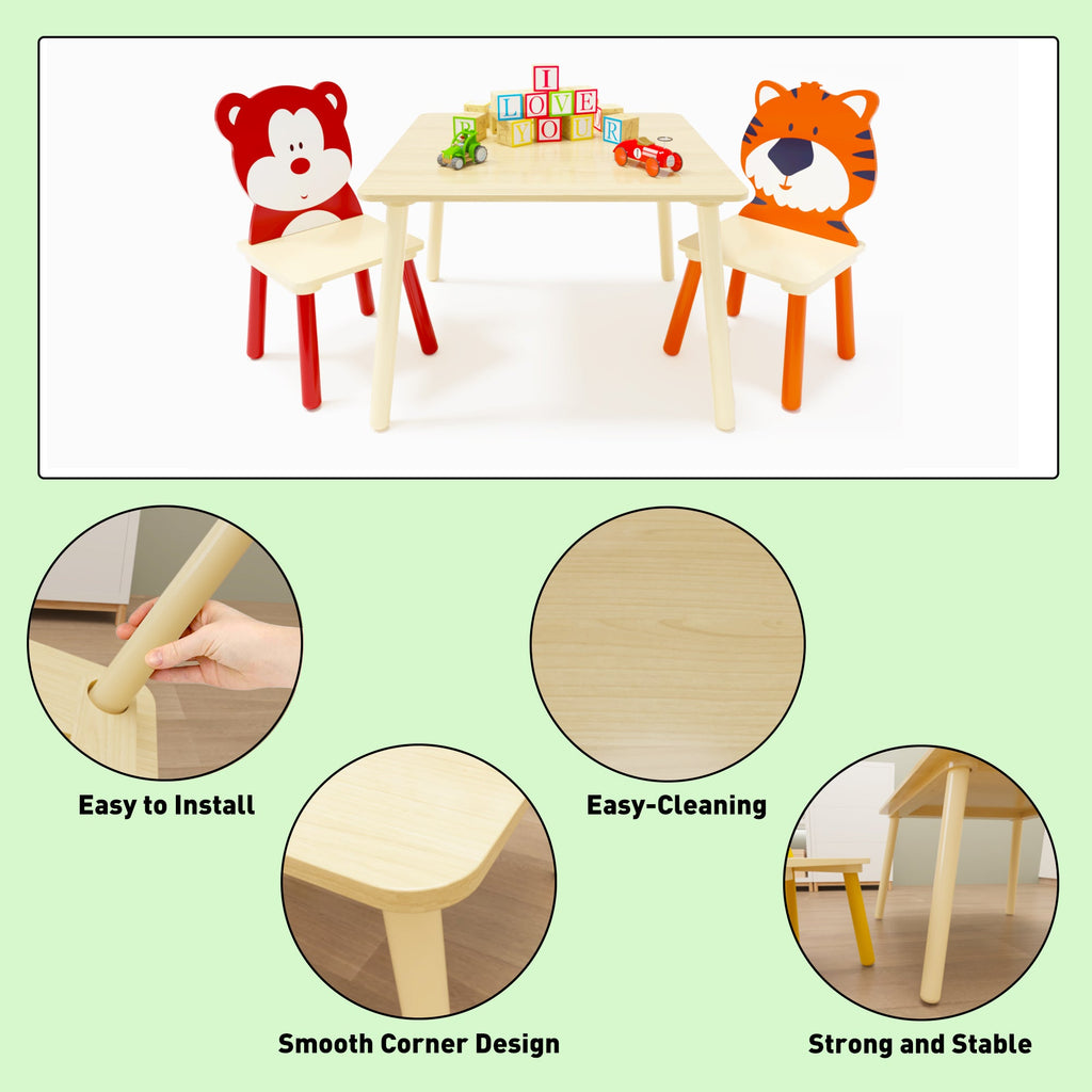 Montessori Toddler Table and Chairs Set