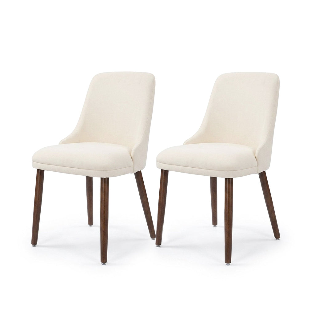 Firmoz Modern Soft Chenille Upholstered Side Chair Dining Chairs