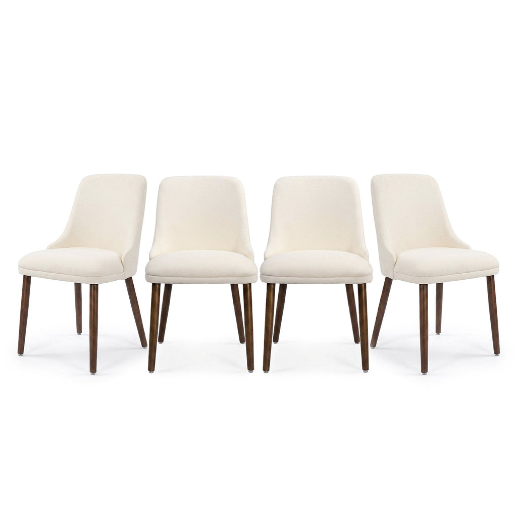 Firmoz Modern Soft Chenille Upholstered Side Chair Dining Chairs