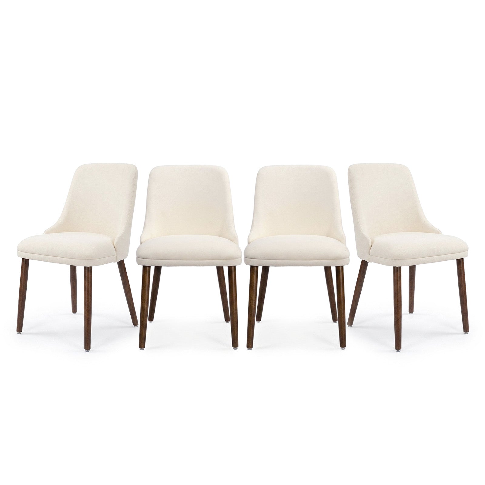 Firmoz Modern Soft Chenille Upholstered Side Chair Dining Chairs
