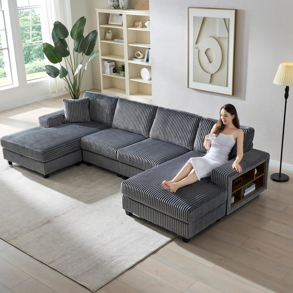 Convertible U-shaped Combination Sofa