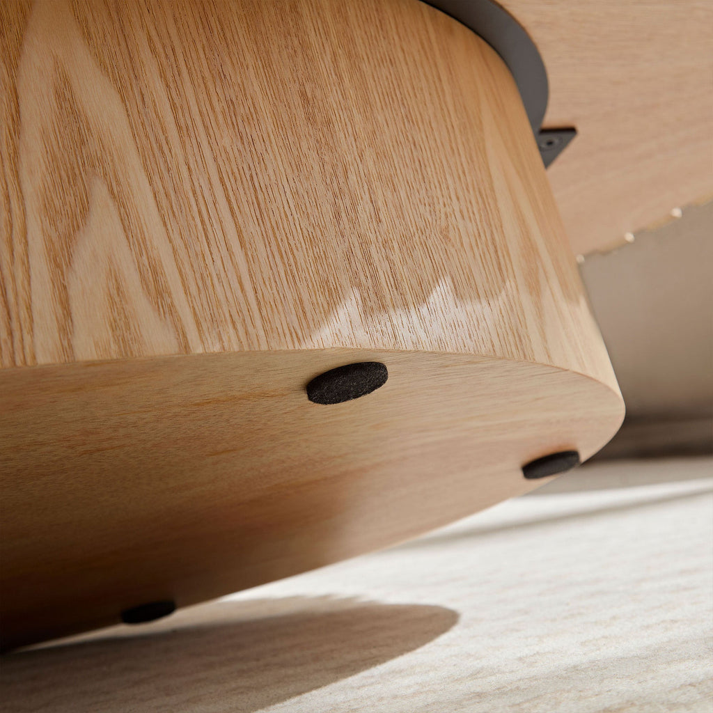 Modern MDF Handcraft Oval Coffee Table