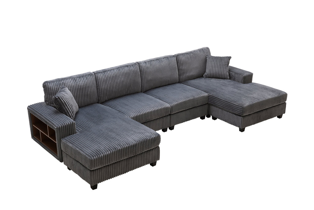Convertible U-shaped Combination Sofa