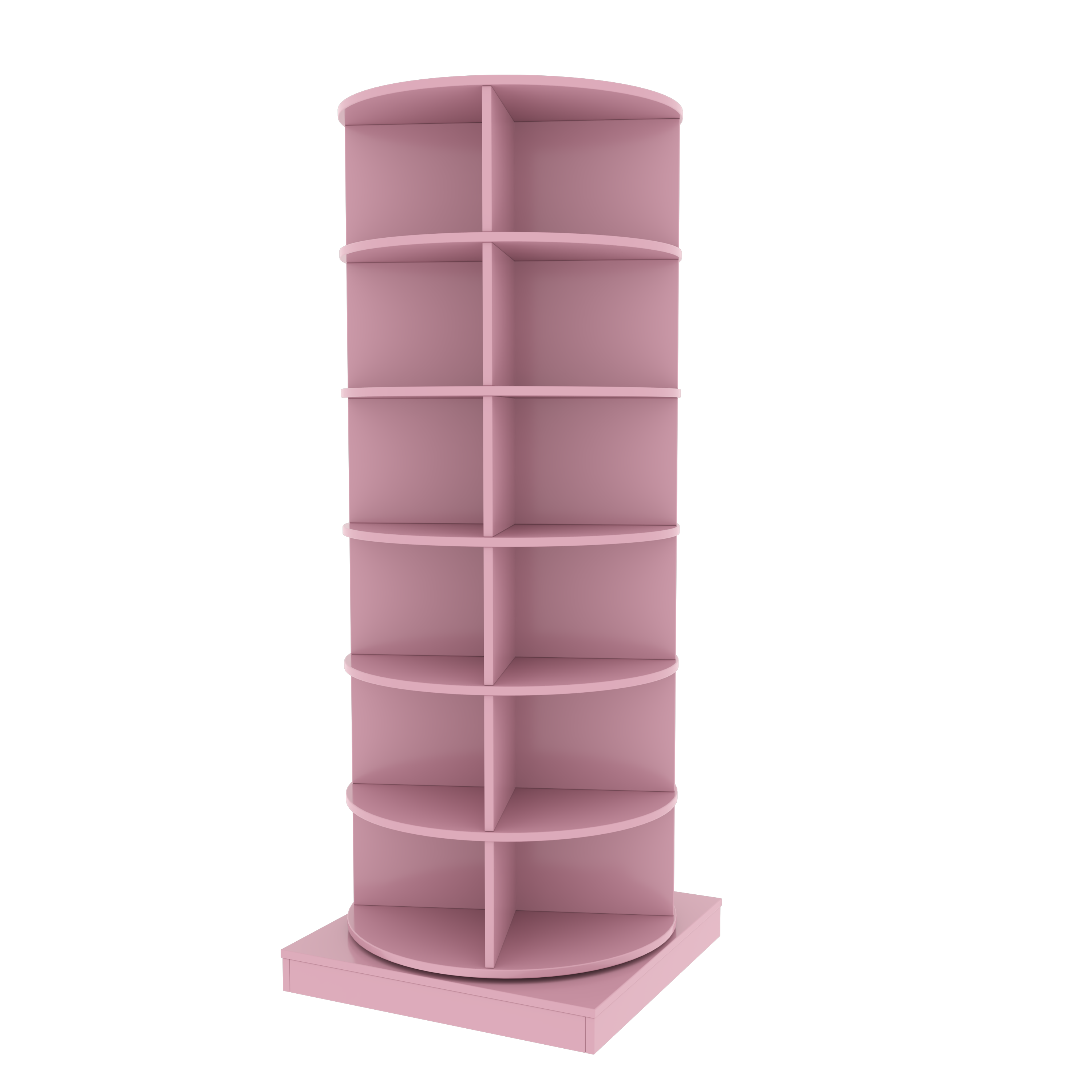 Modern 360° Rotating Shoe Cabinet 6/7 Layers Space Saver