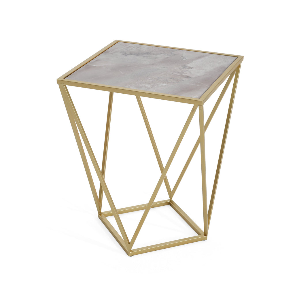 Creative Simiple Glass Side Table