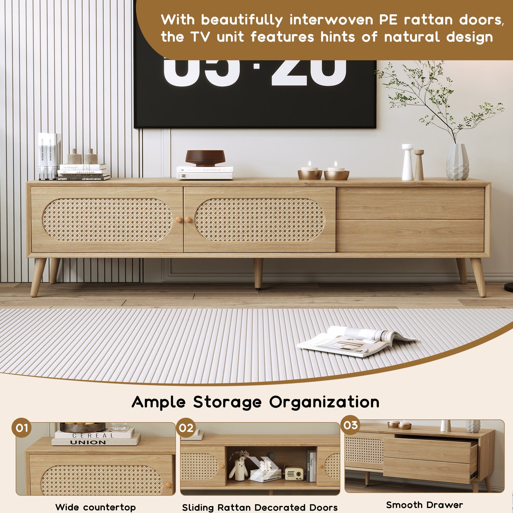Modern Farmhouse Media Console