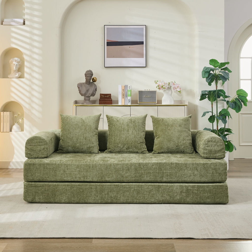 Comfy Convertible Folding Mattress Sofa Bed