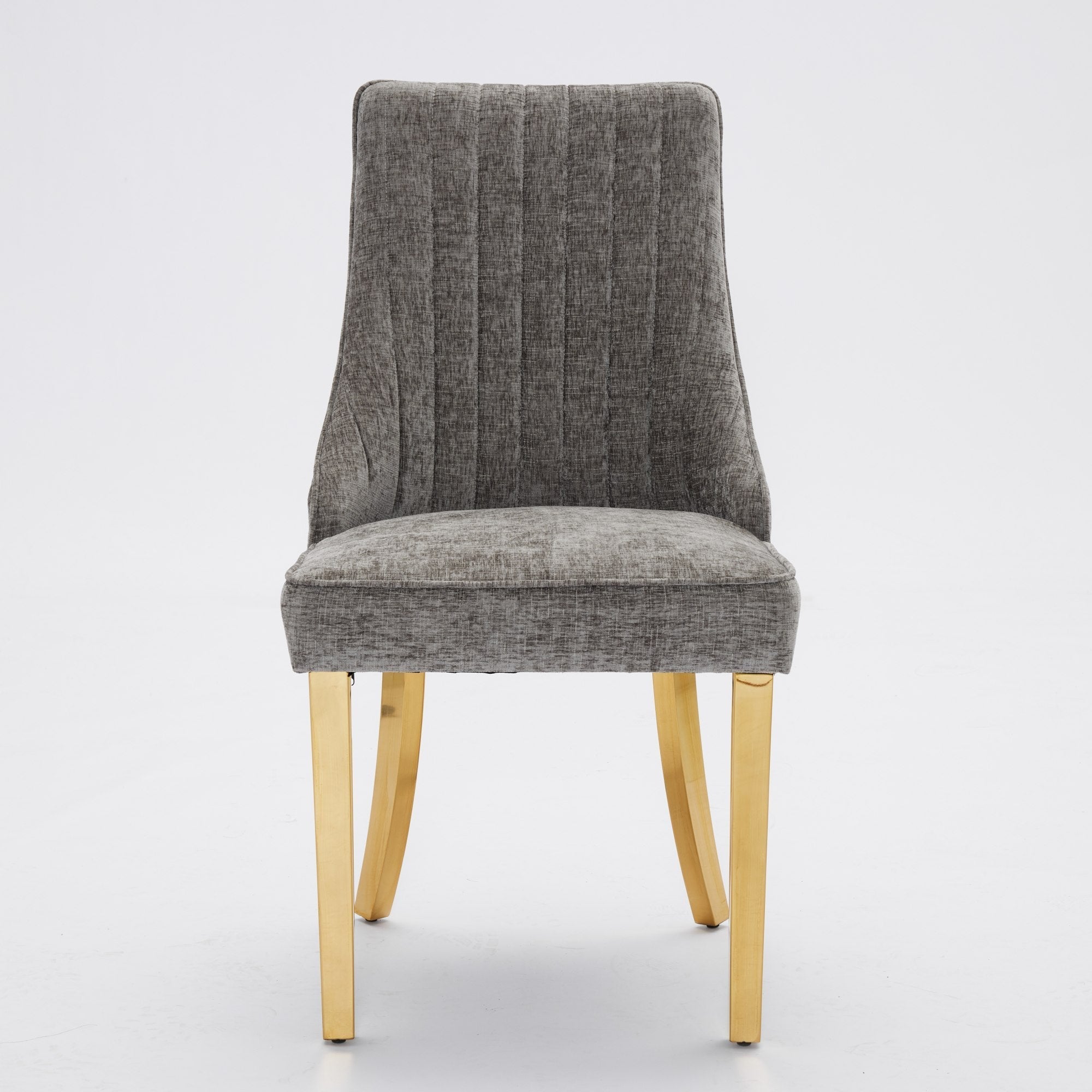 Rayon Cloth Flocking Chenille Dining Chairs (Set of 2 )