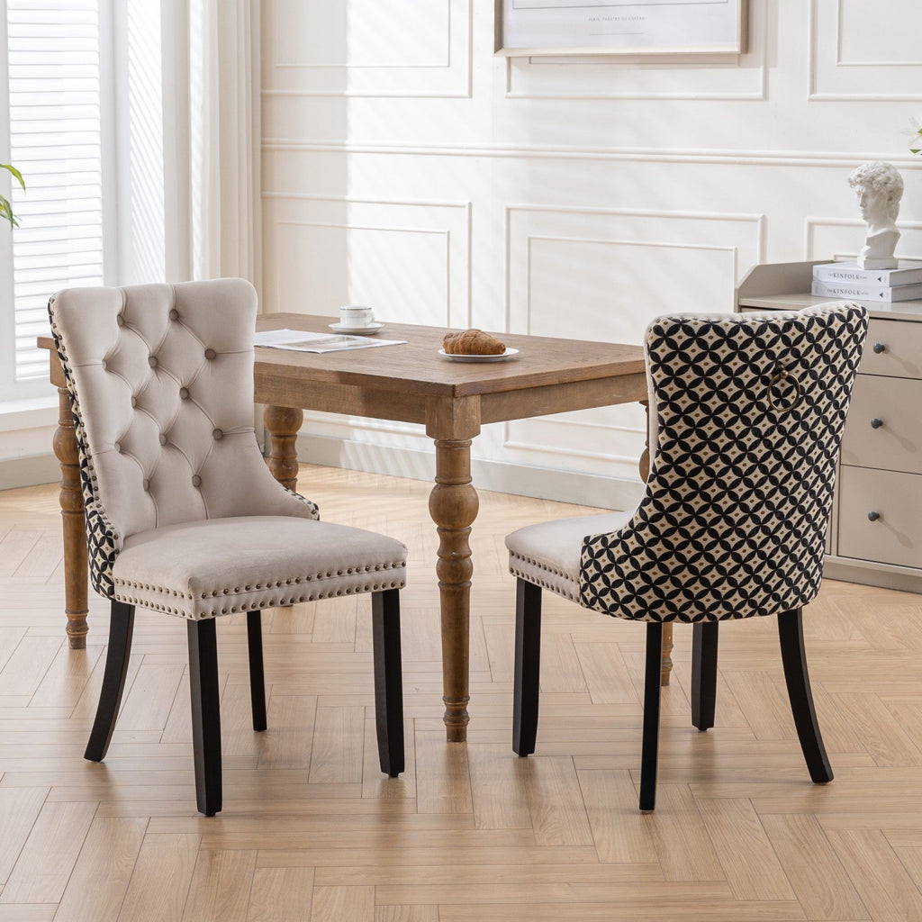Classic Velvet Dining Chairs(Set of 2)