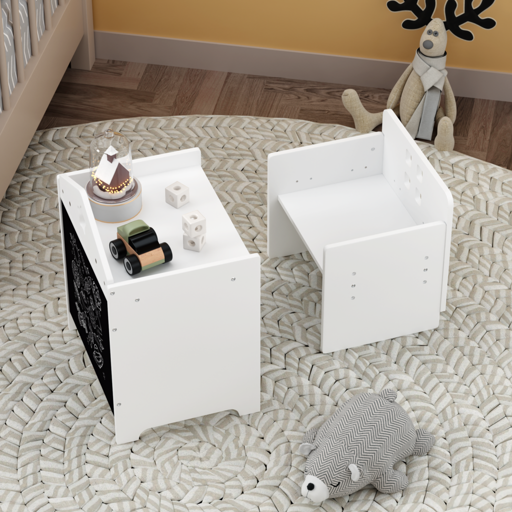 Kids Montessori Weaning Table and Chair Set