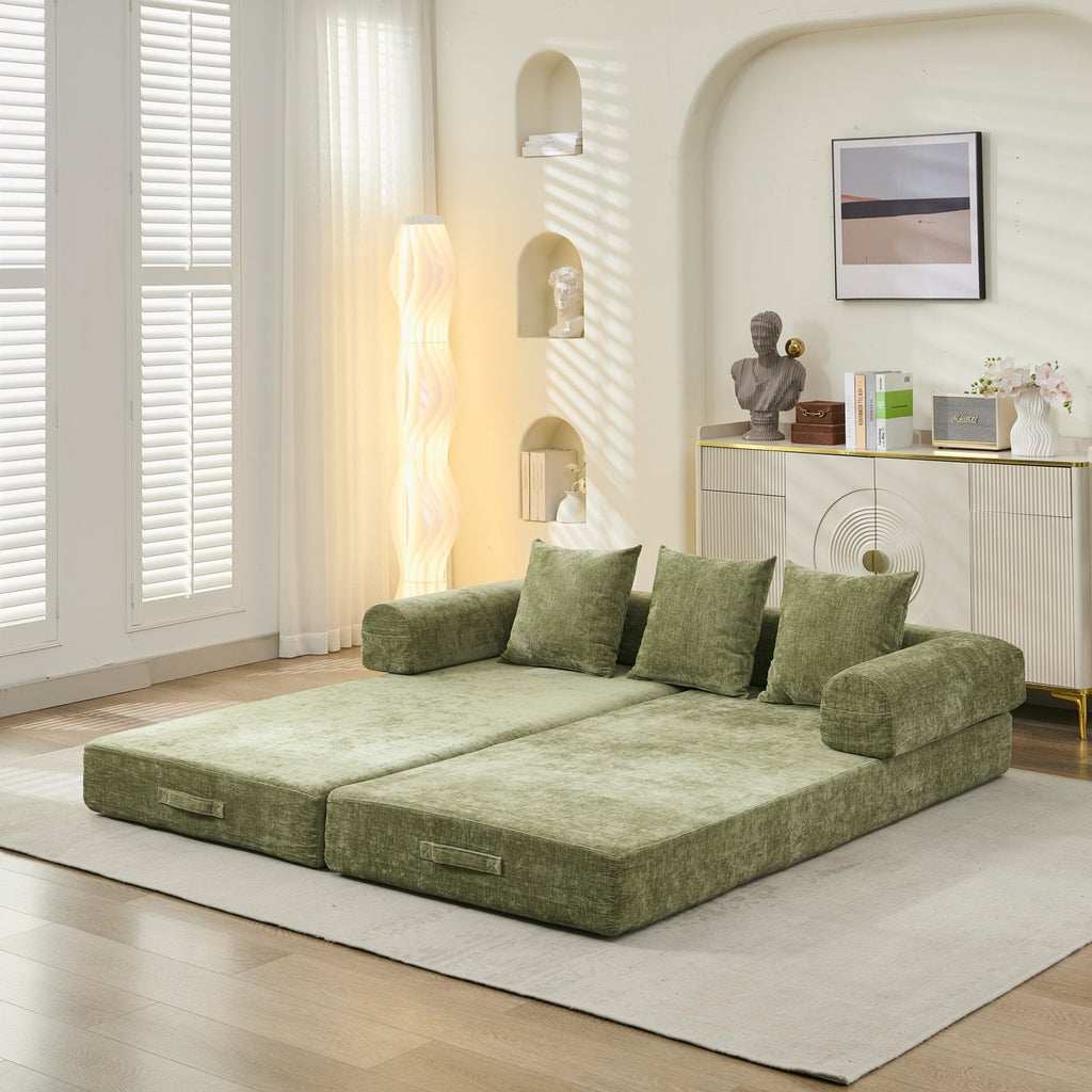 Comfy Convertible Folding Mattress Sofa Bed