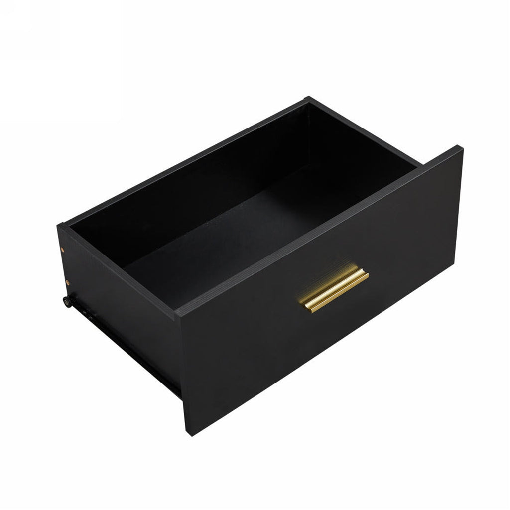 Modern Black 9-Drawer Dresser for Bedroom