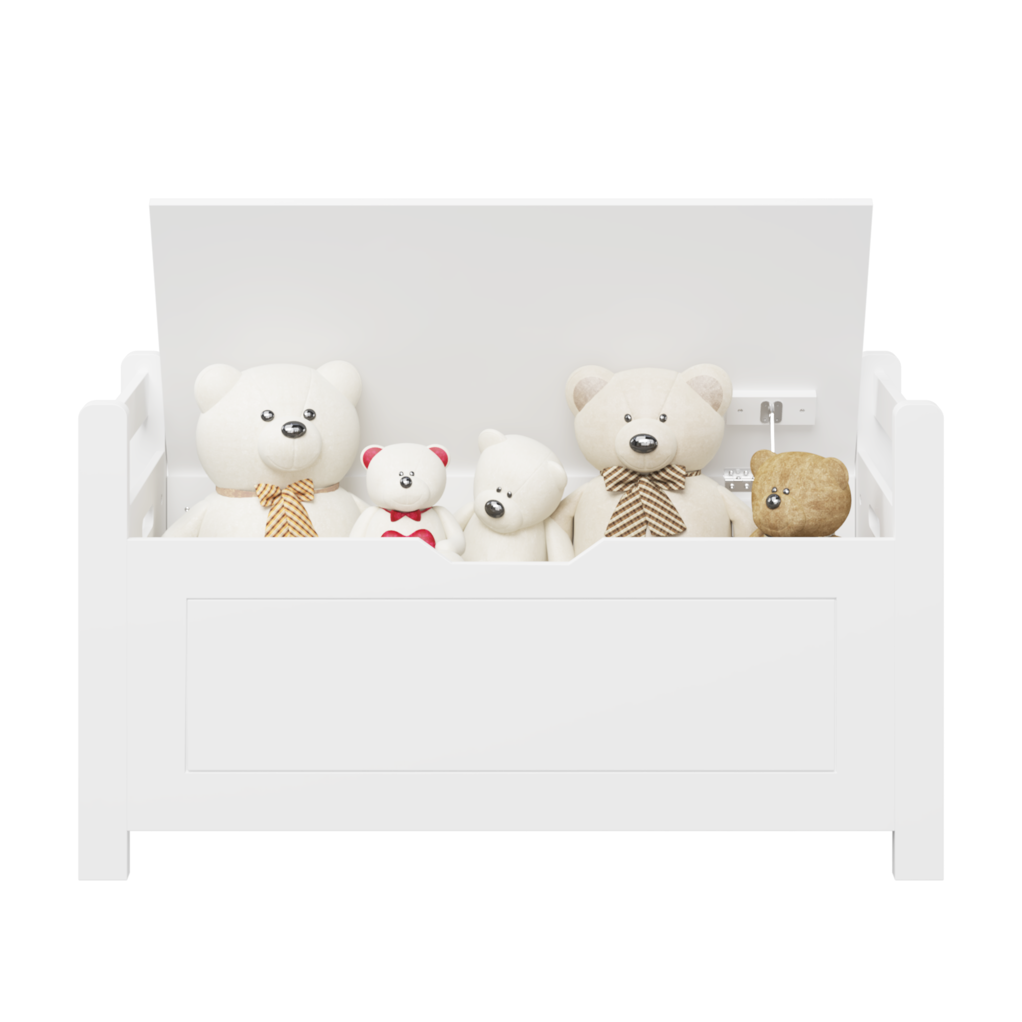 Kids Toy Box Chest Large Storage Cabinet with Cushion Seat