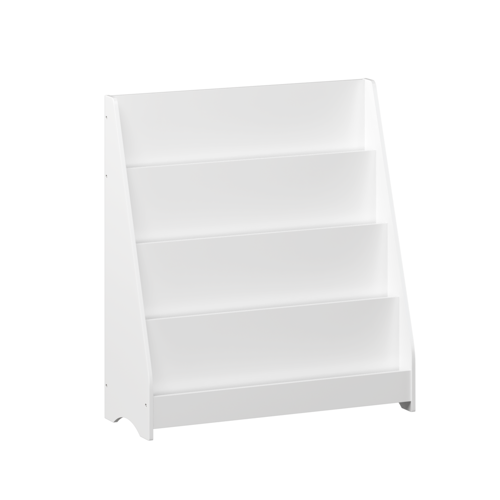 4-Tier MDF Toddler Book Display Shelves Kids Bookshelf