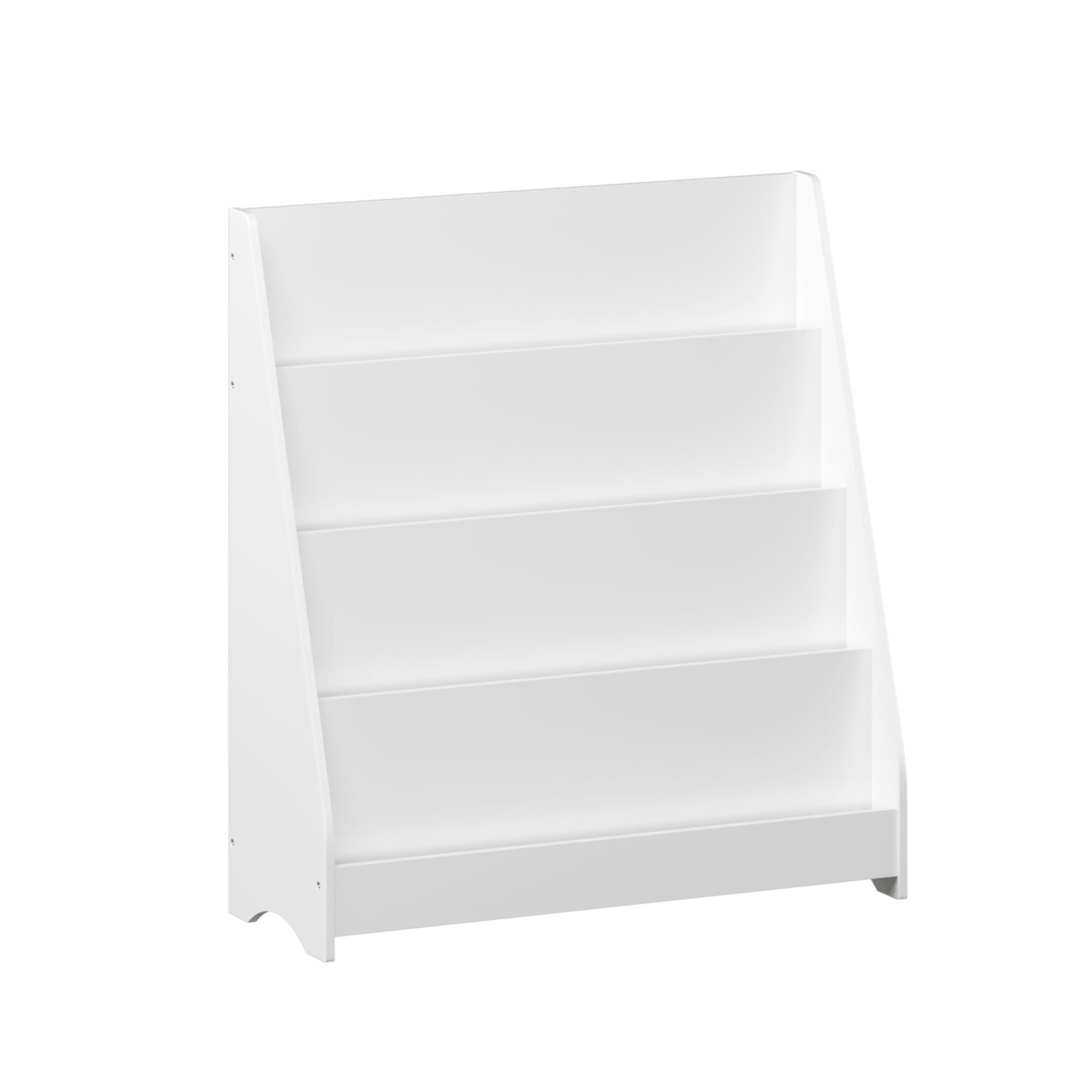 4-Tier MDF Toddler Book Display Shelves Kids Bookshelf