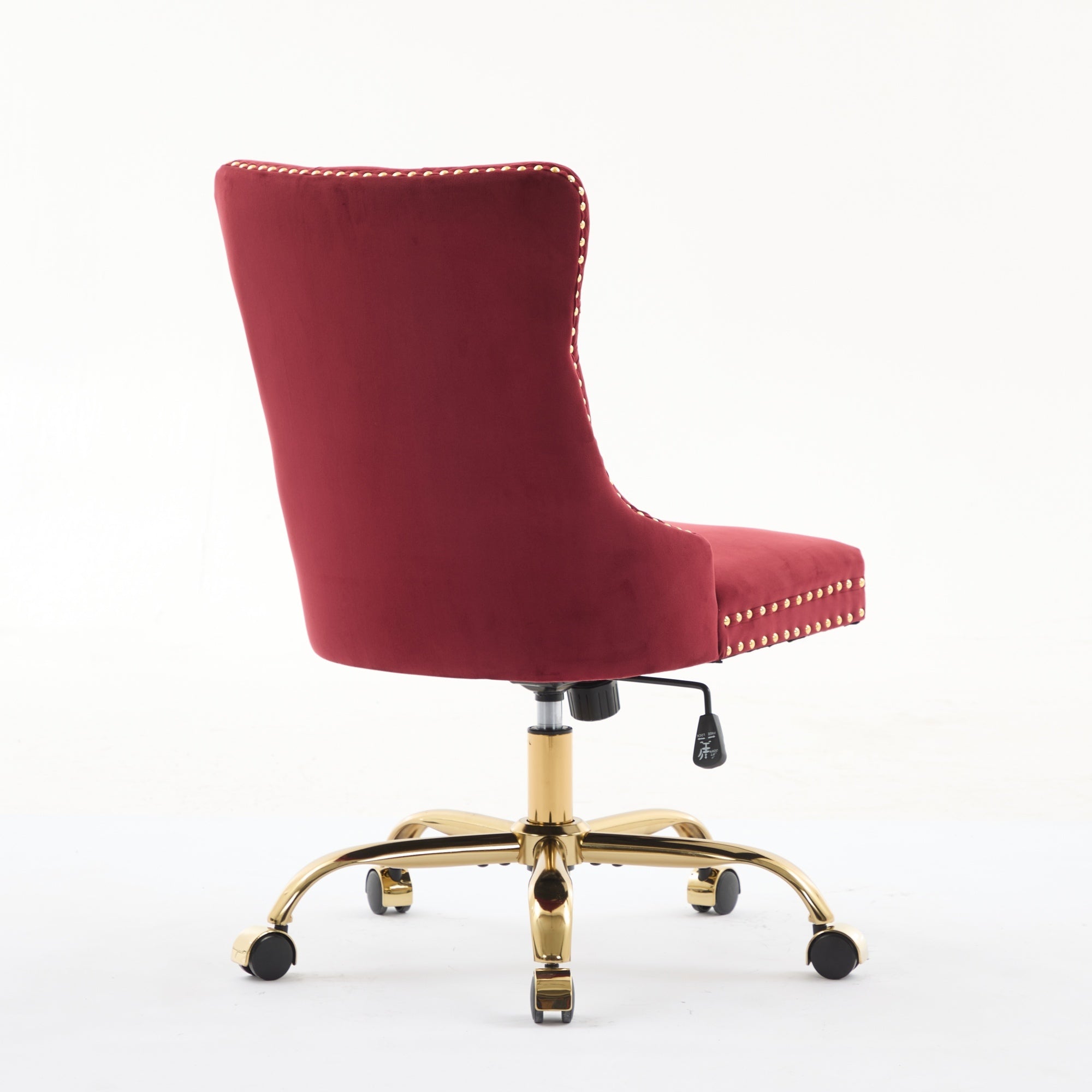 Modern Velvet Upholstered Tufted Button Home Office Chair