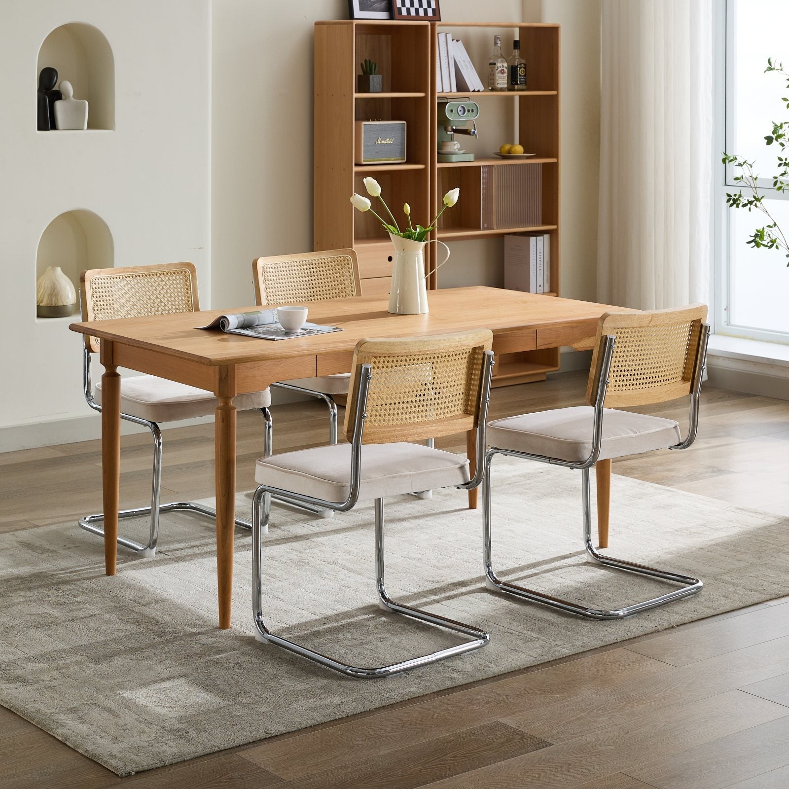 Mid Century Modern Dining Chairs (Set of 2)