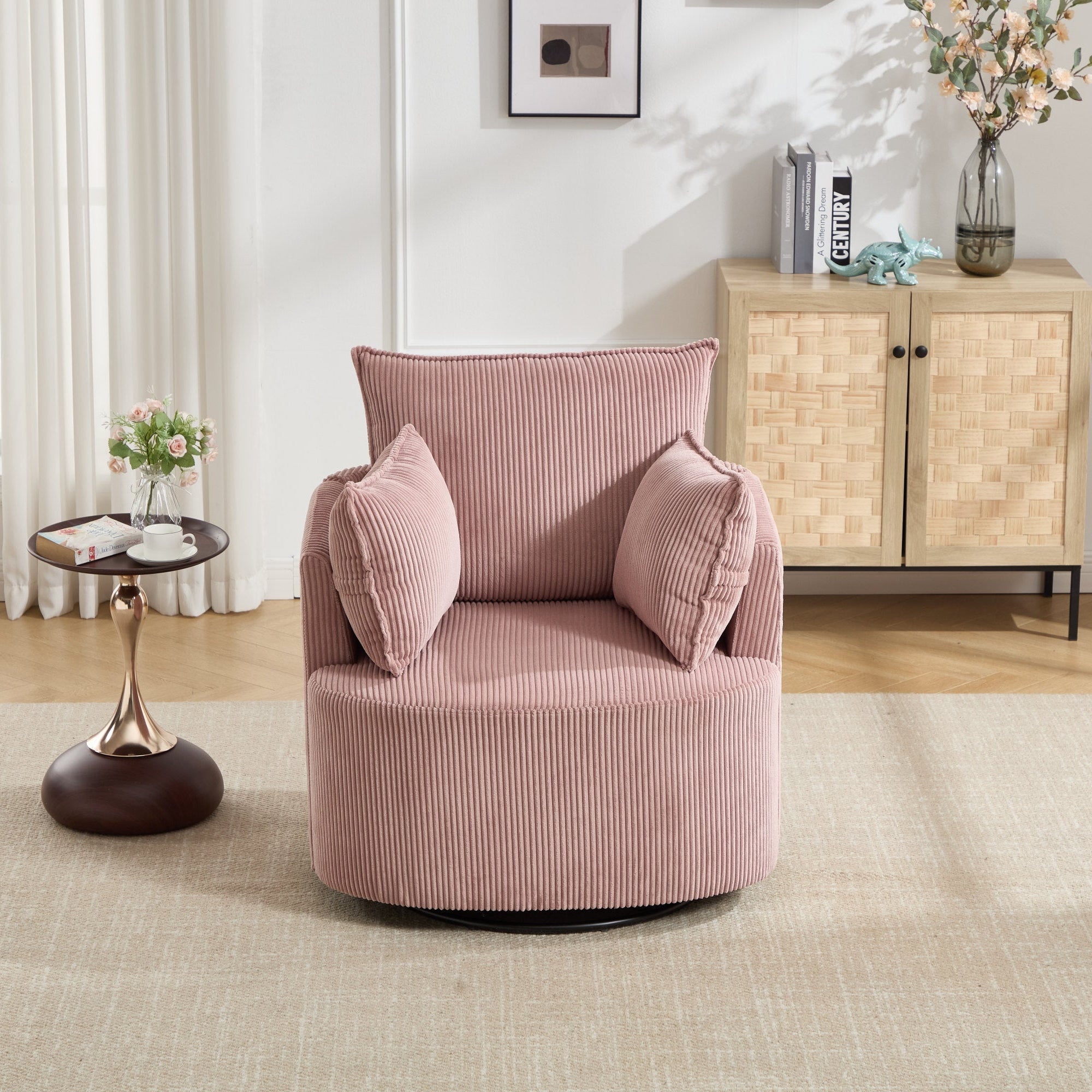 360° Smooth Swivel Living Chair