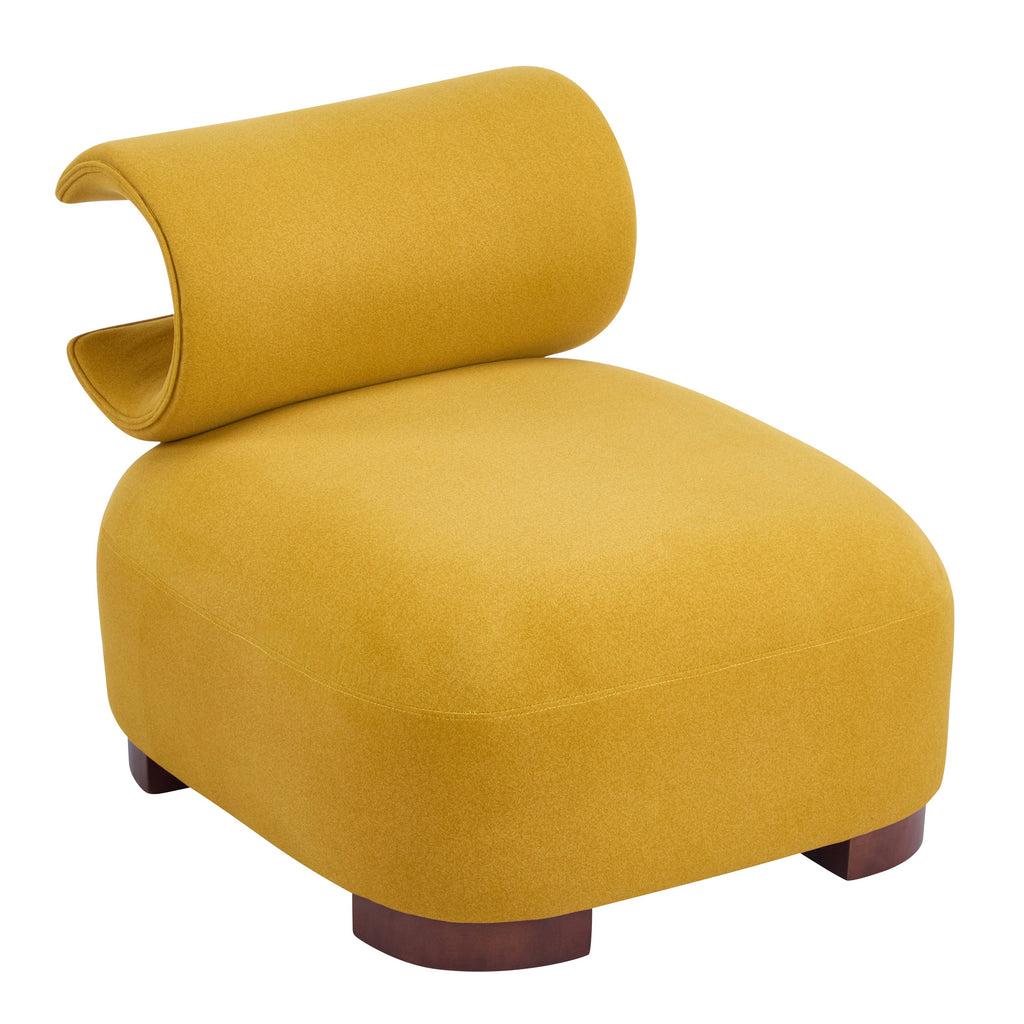 Pet-Friendly Modern Polyester Accent Chair for Living Room