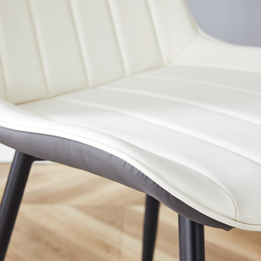 4Pcs Modern Minimalist Dining Chair Set