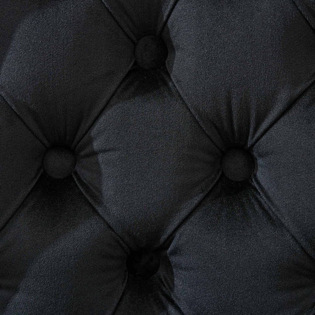 Modern Upholstered Swivel Velvet Barstools (Set of 2)