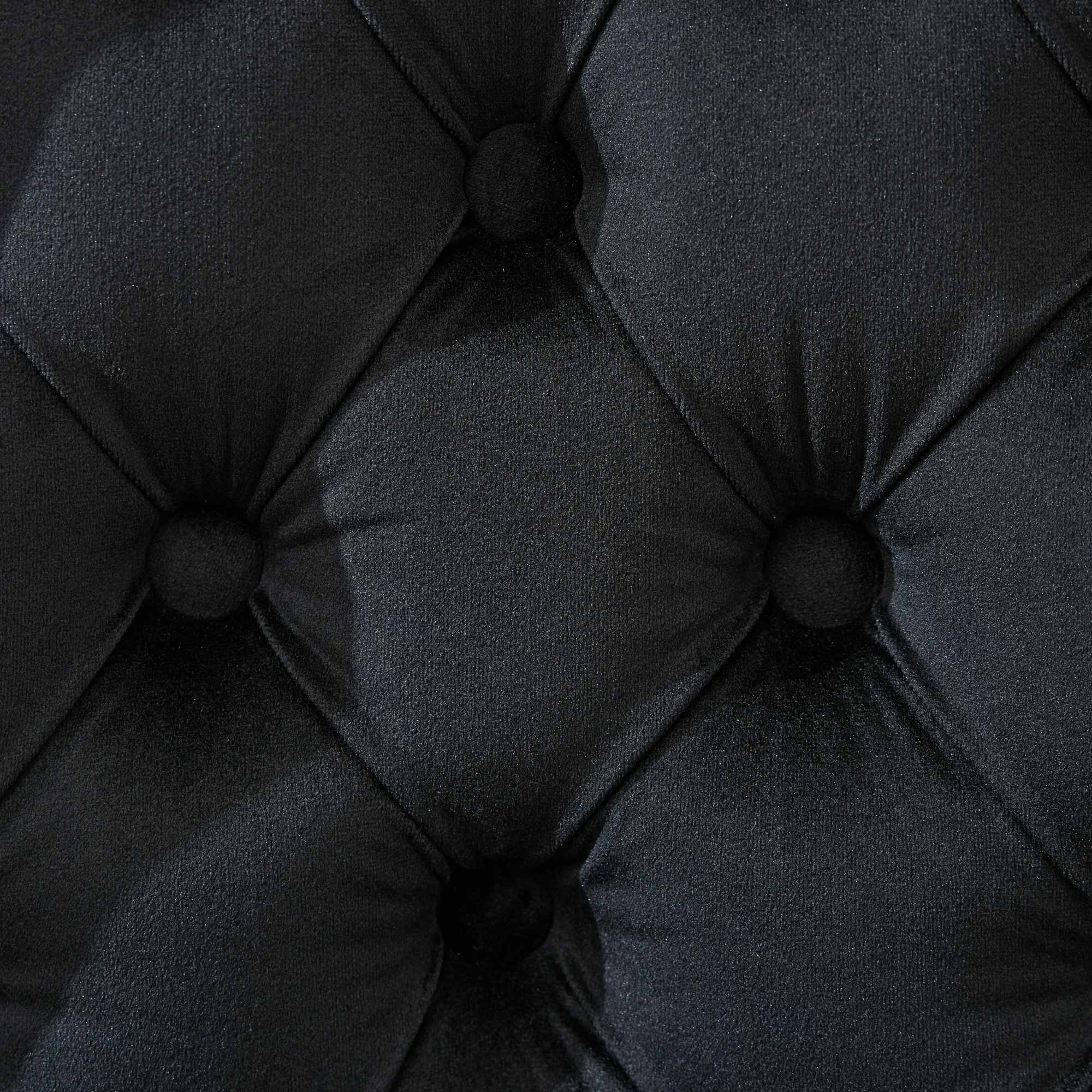 Modern Upholstered Swivel Velvet Barstools (Set of 2)