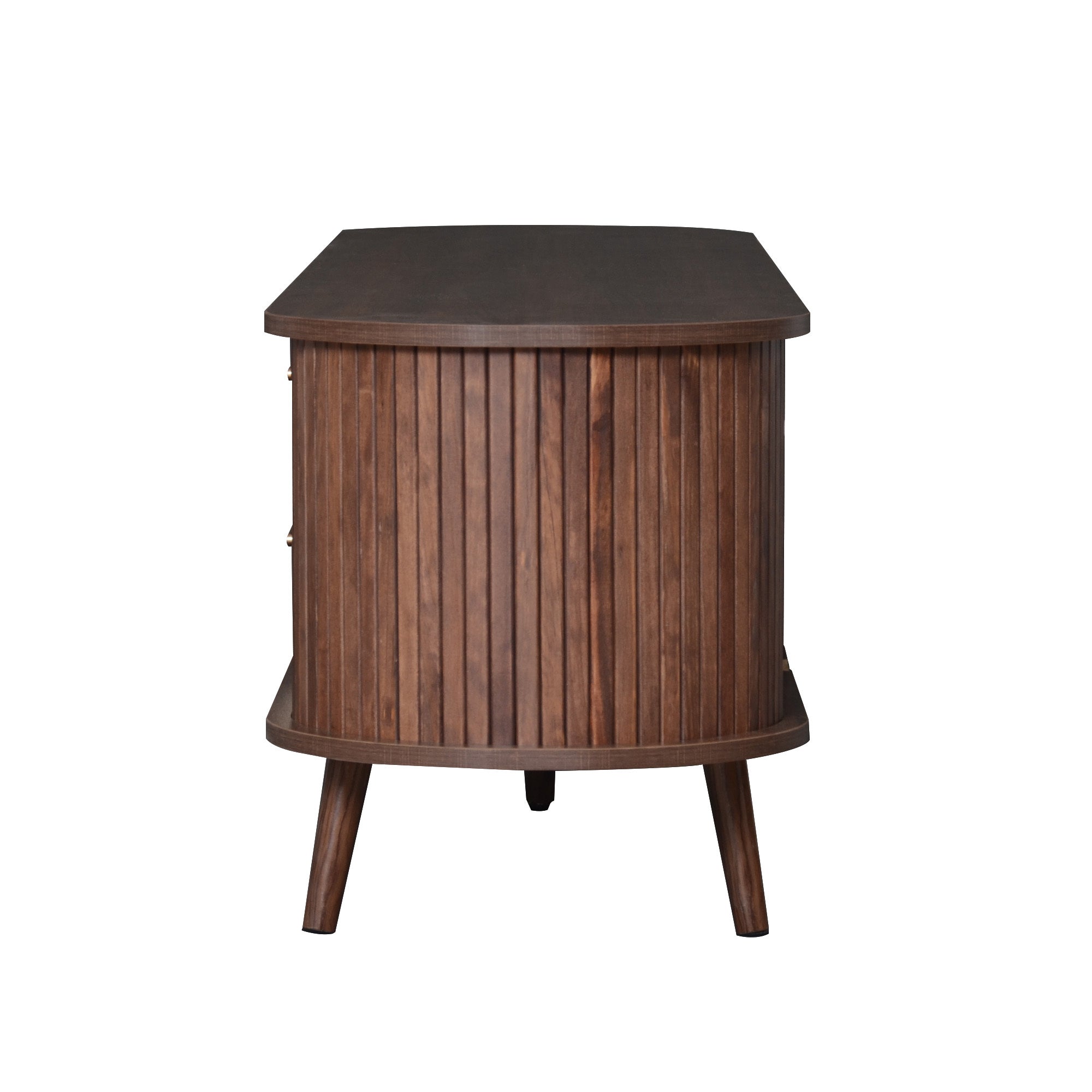 Mid-Century Modern TV Stand for 80' TV