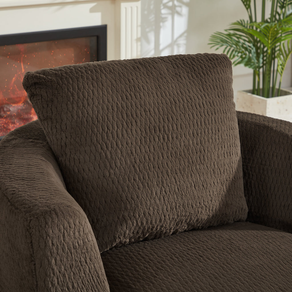 360° Swivel Compressible Accent Chair