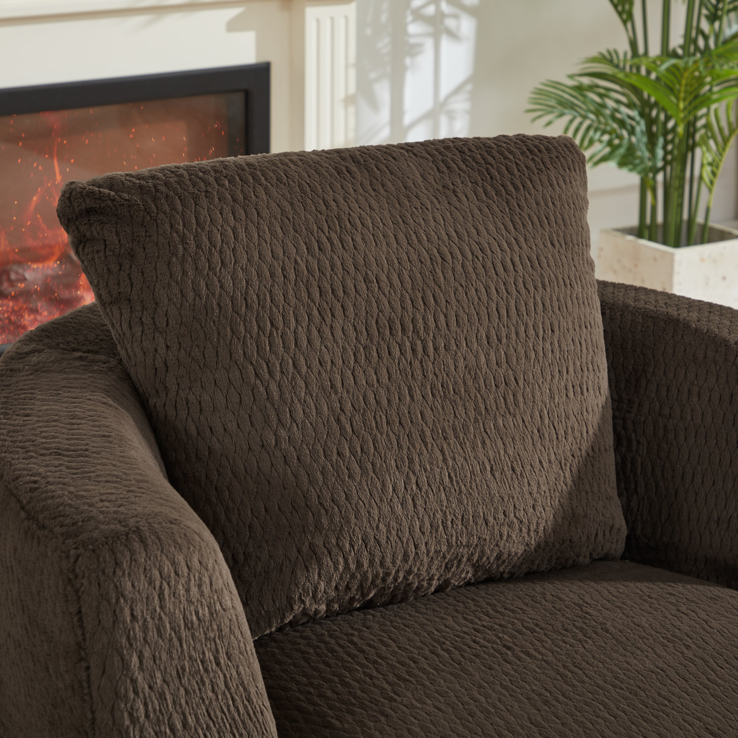360° Swivel Compressible Accent Chair