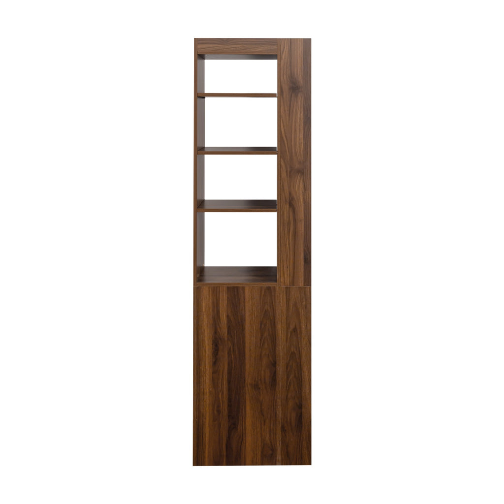 70.87' H Modern Wooden Tall Bookshelf Bookcase